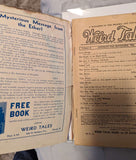 Weird Tales - September 1934 - Third Conan Cover - Robert Howard